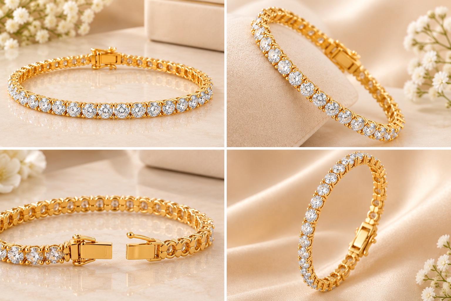 Regal Diamond Tennis Bracelet - Image 2
